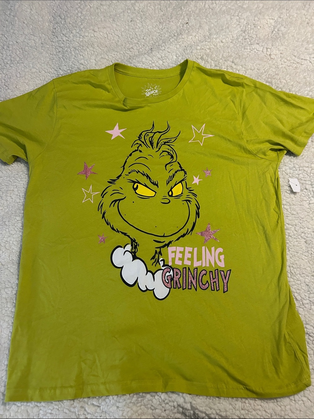 Grinch "Feeling Grinchy" Lime Green Graphic Tee